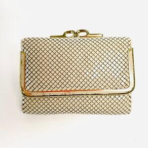Vintage Metal Mesh Trifold Wallet